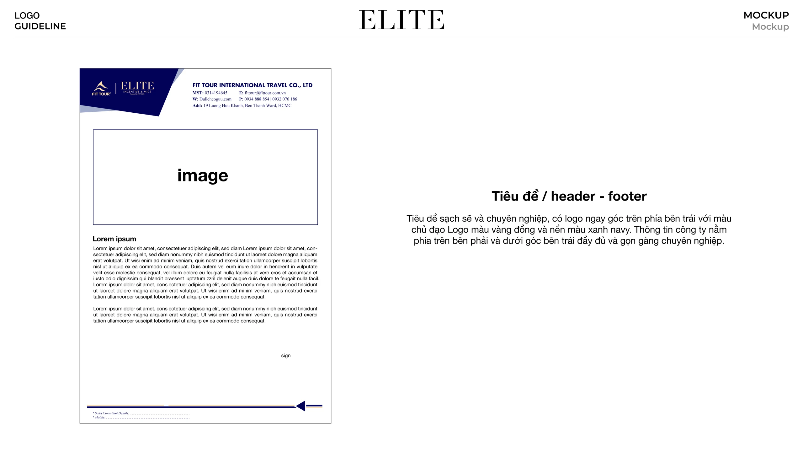 Mockup Tiêu đề thư (Letterhead)