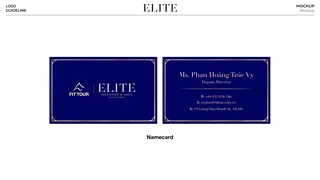 Mockup Danh thiếp (Namecard)